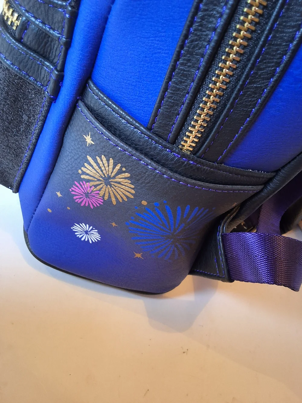 Loungefly Disney Parks Fireworks  Mini Backpack Castle- Rare 50th